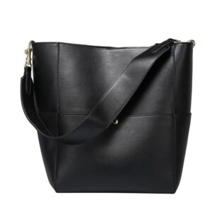 Leather Bucket Bag
